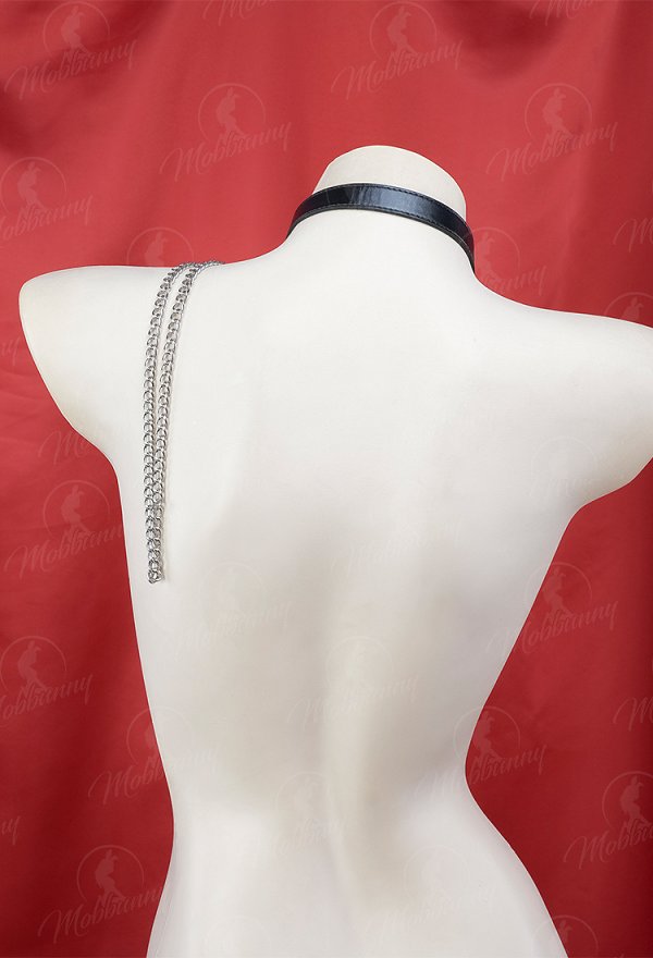 Cute Harajuku Style Maiden Maid Adult Role Play Accessory Bell Collar Choker Necklace with Chain