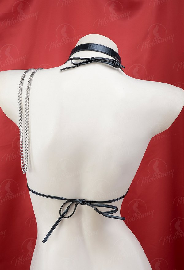 Cute Harajuku Style Maiden Maid Adult Role Play Accessory Bell Collar Choker Necklace with Chain