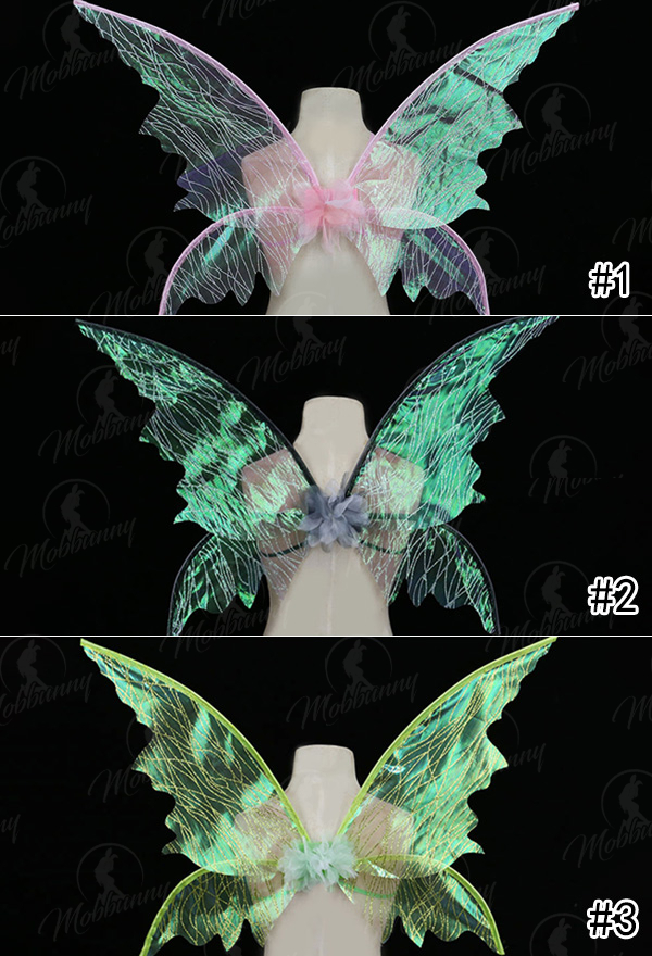 Colorful Butterfly Wings Elf Angel Wings Party Performance Props