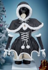 ナイトメアー・ビフォア・クリスマス ジャック セクシー コスプレ ハロウィーン ドレス