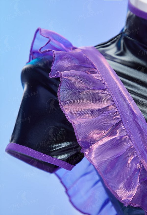 BAO MAID Sexy Lingerie Set Purple Maid Style Chest Open Cheongsam Dress with Apron Thong BAO MAID Sexy Lingerie Set Purple Maid Style Chest Open Cheongsam Dress with Apron Thong