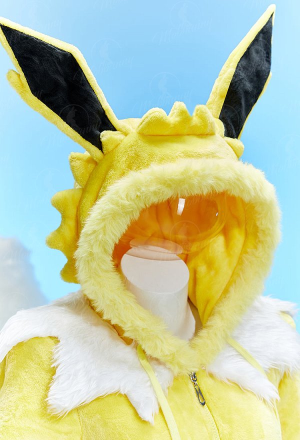 [MobFur] PM Derivative Sexy Lingerie Bodysuit Plush Hooded Romper and Socks with Belt and Scarf