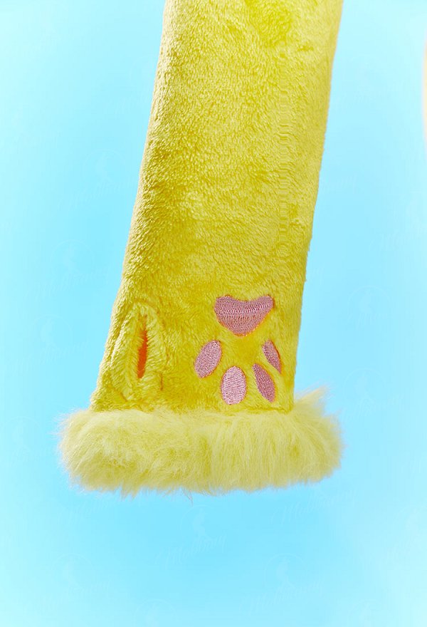 [MobFur] PM Derivative Sexy Lingerie Bodysuit Plush Hooded Romper and Socks with Belt and Scarf