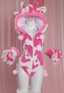 乳牛 可愛い ホームウェア 下着 ピンク