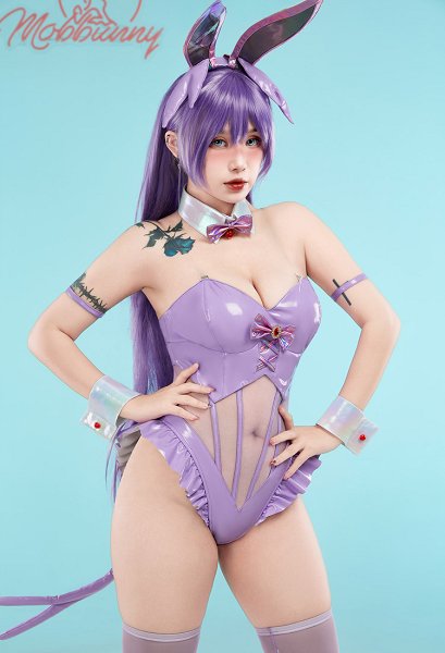 PM Derivative Sexy Lingerie Bodysuit Shiny Leather Tight Bodysuit with Collar Headband