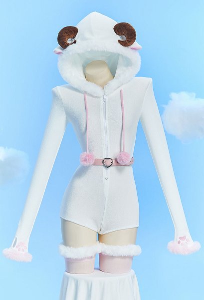 [MobFur] Kawaii Sheep Romper