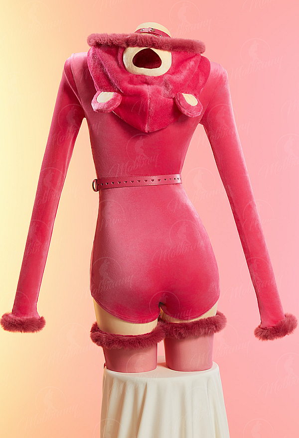 [MobFur] Toy Story Derivative Sexy Plush Homewear Romper Hooded Bodysuit with Belt and Stockings