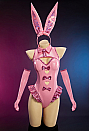 Sakura/Yuki Vocal Derivative Sexy Bunny Girl Outfit Cut-Out Sleeveless Bodysuit with Gloves and Headband