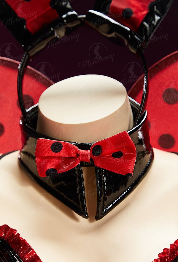 Honeybee & Ladybug Bunny Girl Sexy Costume Set Off-Shoulder Bodysuit with Wings and Headband Honeybee & Ladybug Bunny Girl Sexy Costume Set Off-Shoulder Bodysuit with Wings and Headband