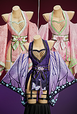 KNY Derivative Sexy Kimono-style Dress with Wide Sleeves Belt and Socks