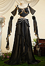 [MobElf] Princess Zelda Derivative Sexy Dance Style Outfit Cut-Out High-Slit Bodysuit with Arm Sleeves and Necklace
