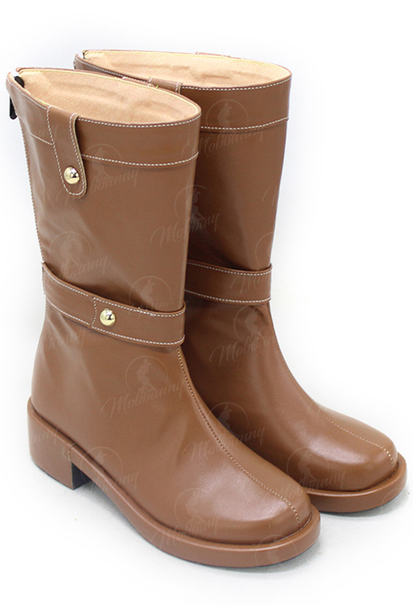 Frieren: Beyond Journey\'s End Frieren Cosplay Shoes Brown Boots